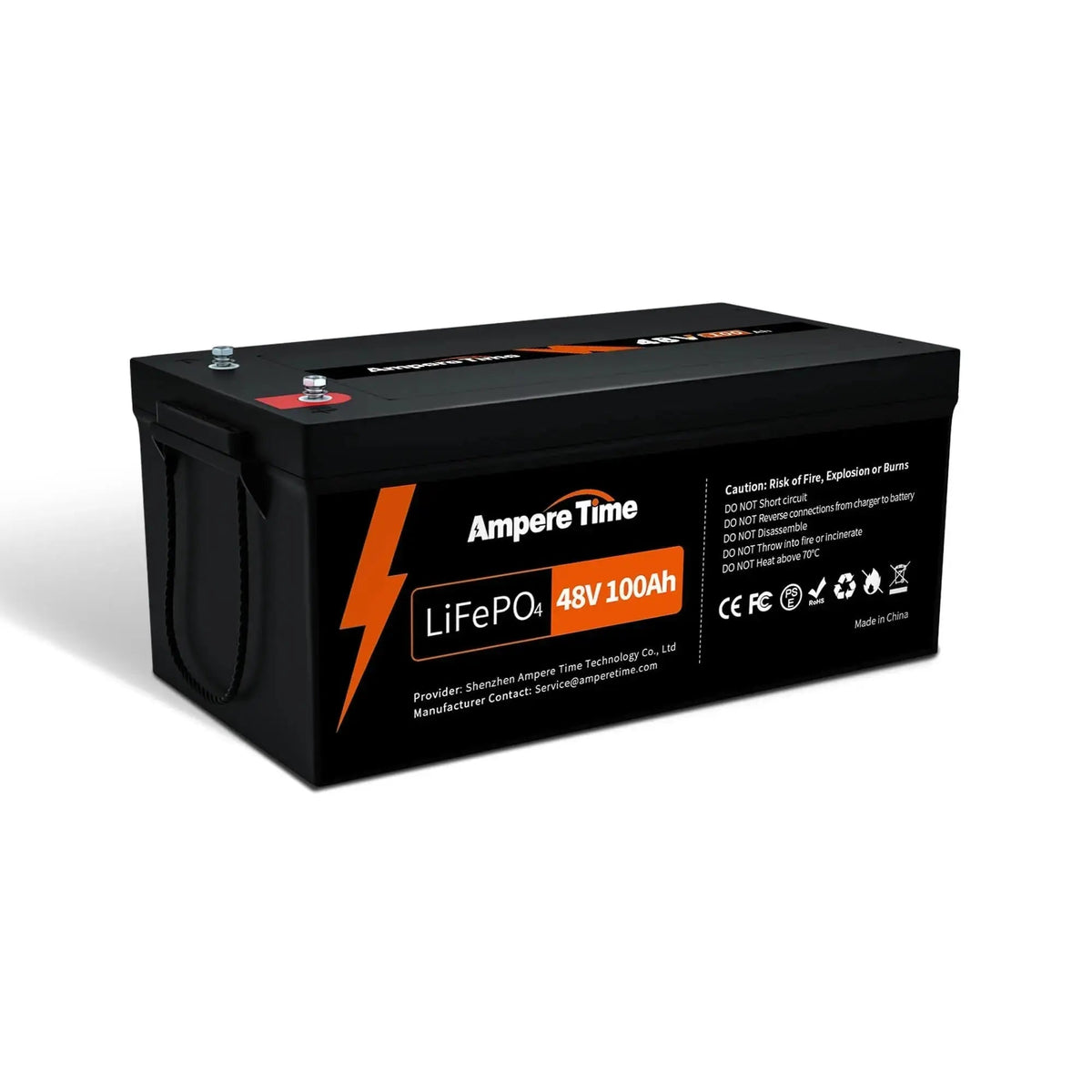 ✅Like New✅ Ampere Time 48V(51.2V) 100Ah, 5120Wh Lithium LiFePO4 Battery with 4000+ Discharge Cycles & Built in 100A BMS https://www.litime.com/products/litime-48v-100ah-server-rack-lifepo4-battery
